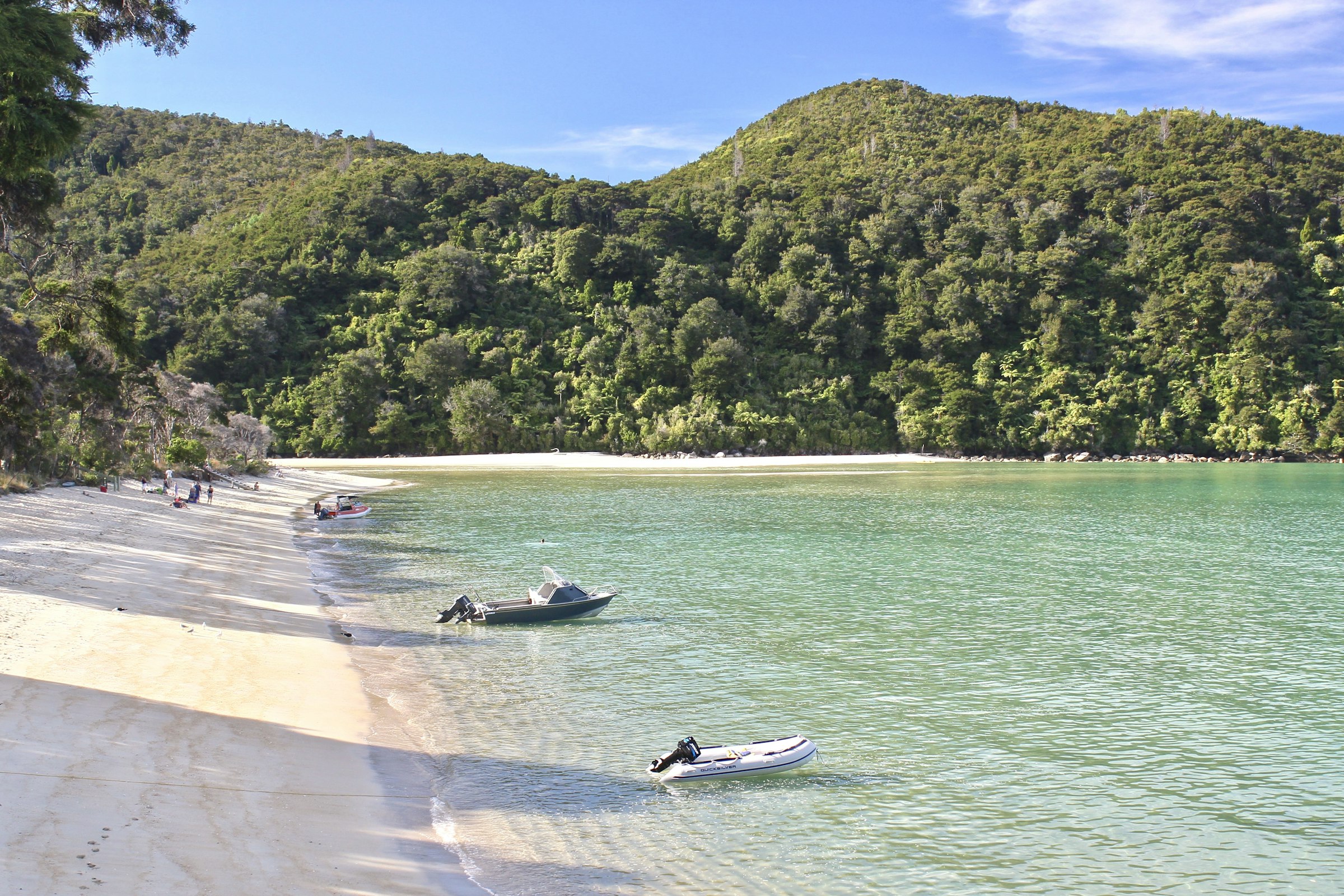 Stunning coastline of the Abel Tasman National Park in the Nelson Tasman region